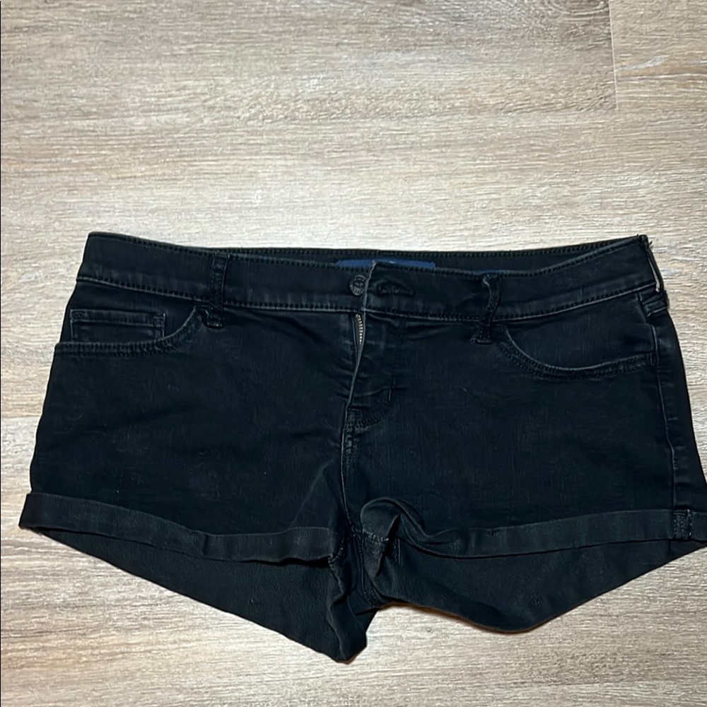 Hollister Black Jean Shorts Classic Fit